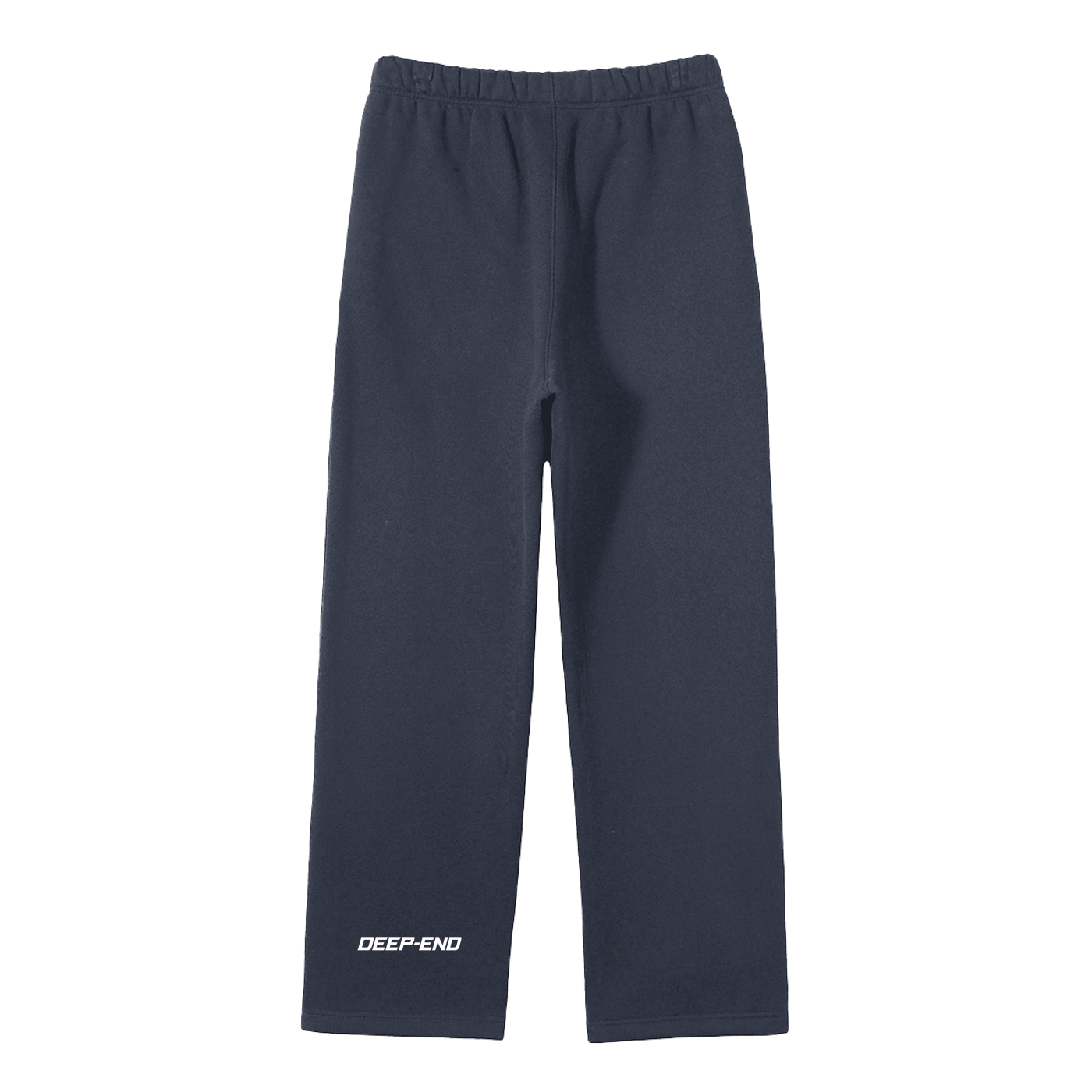 DEEP-END Streetwear Unisex Solid Color Fleece Straight Leg Pants