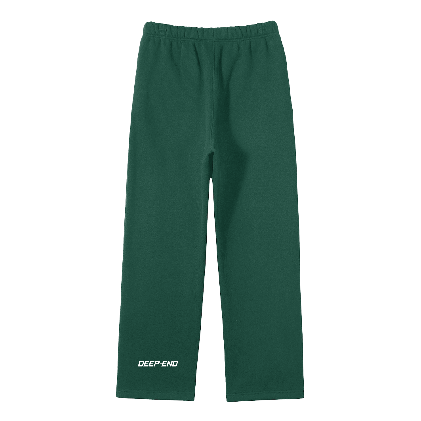 DEEP-END Streetwear Unisex Solid Color Fleece Straight Leg Pants