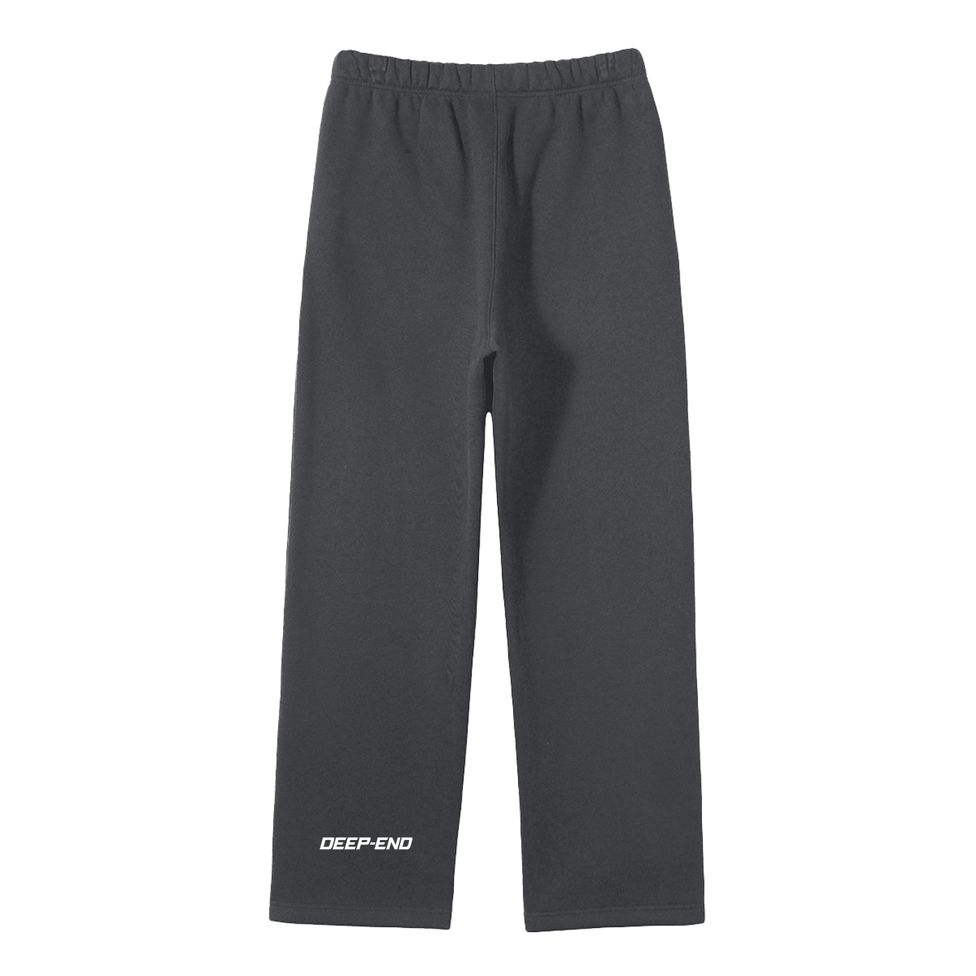 DEEP-END Streetwear Unisex Solid Color Fleece Straight Leg Pants