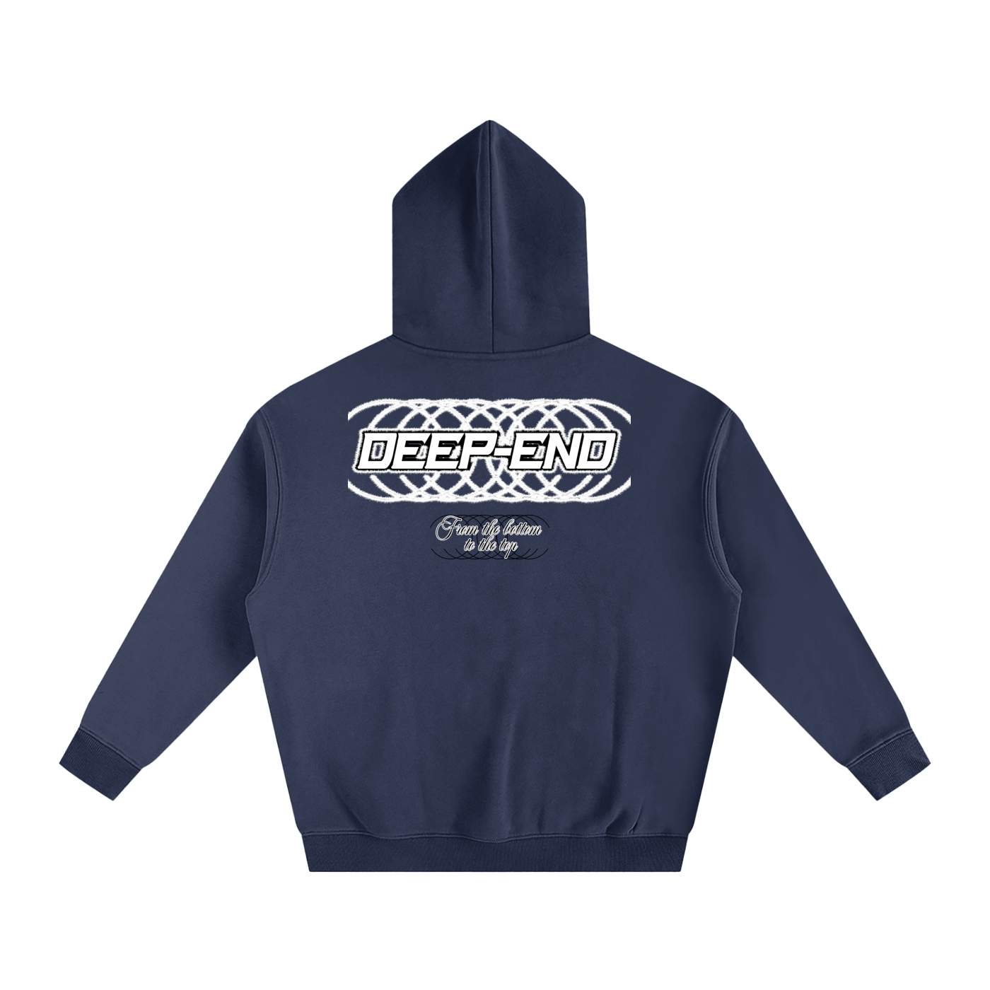 Deep-End Oversize Fleeced Hoodie