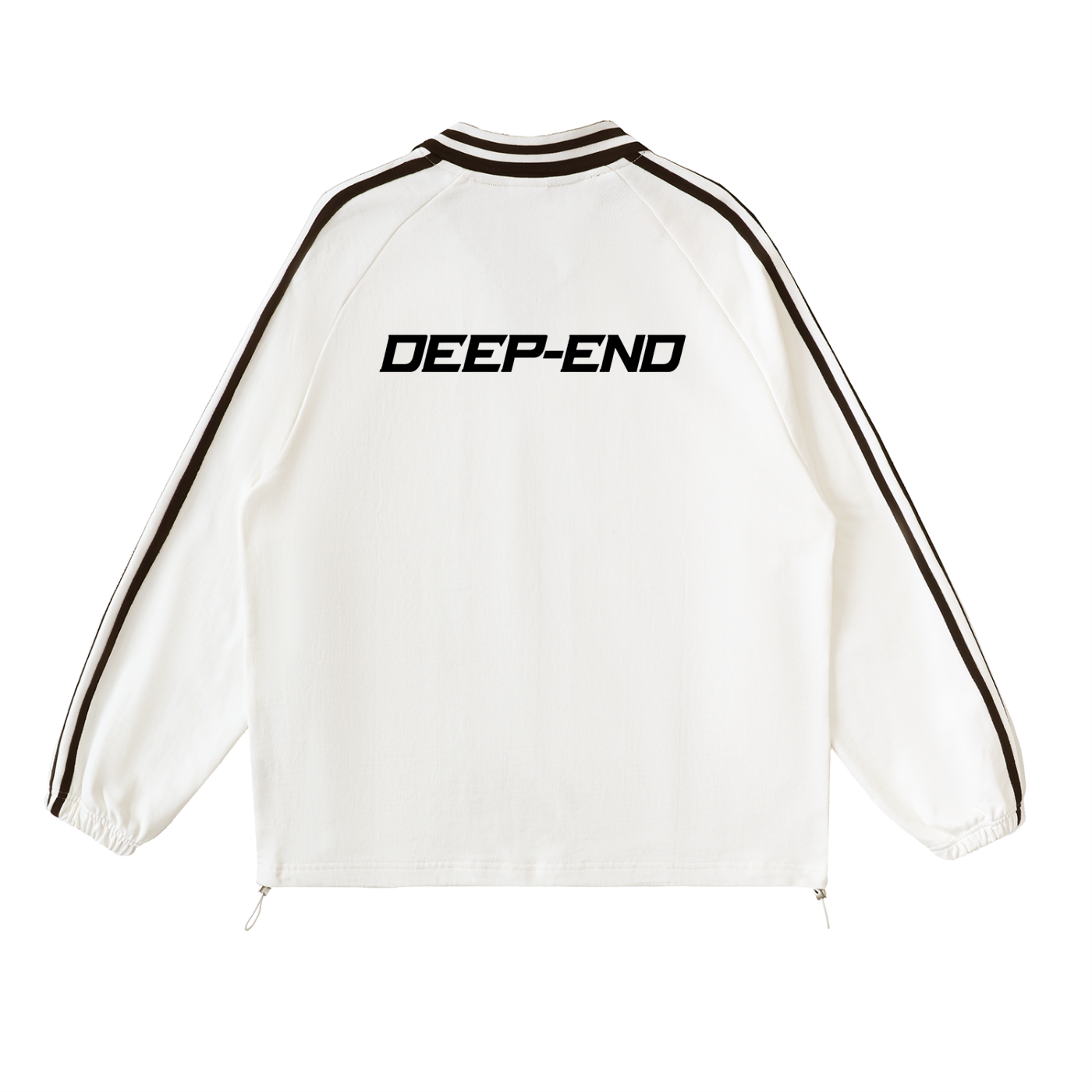 Deep-End  Lapel Collar Sweatshirt