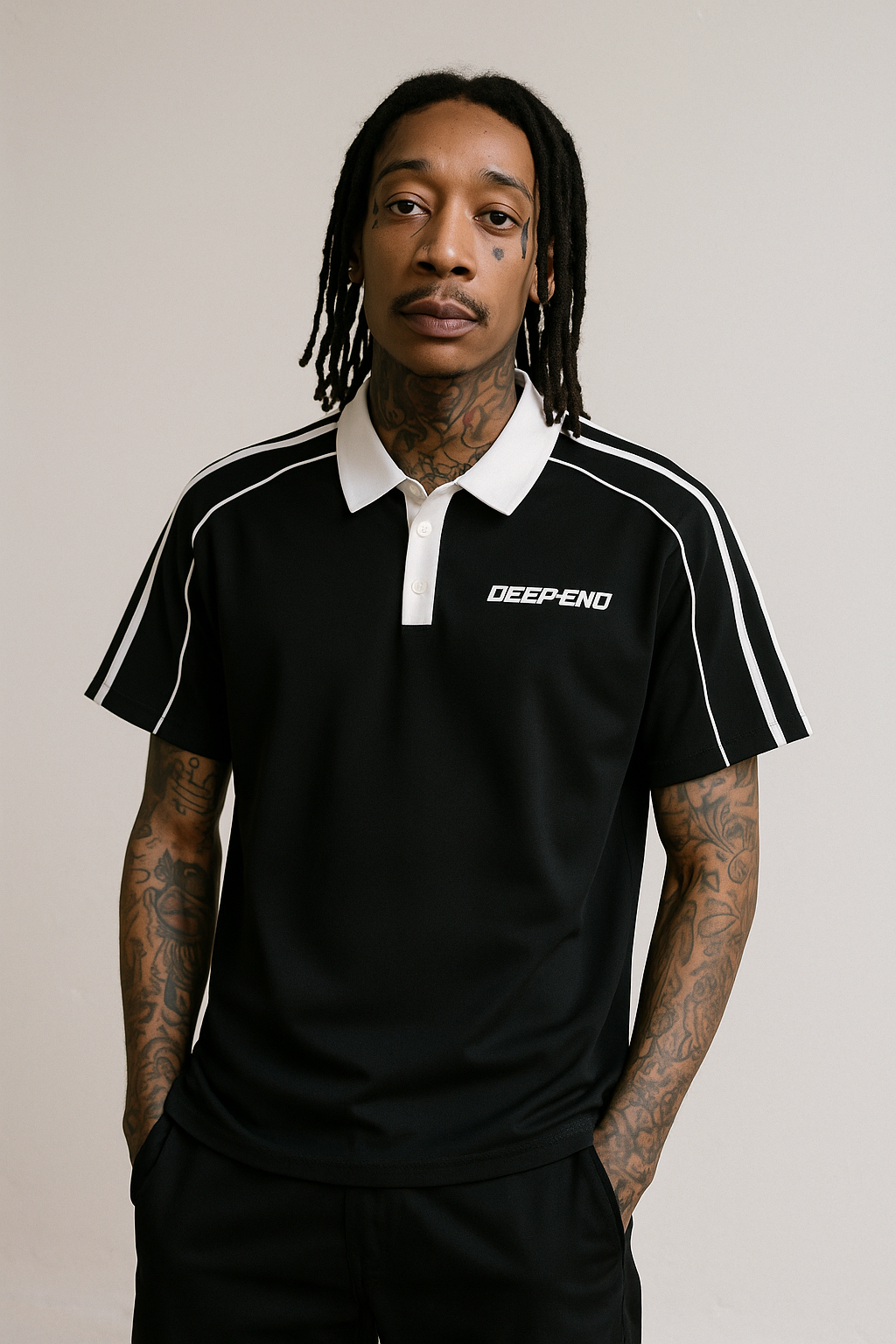 DEEP-END Short-Sleeve Polo Shirt