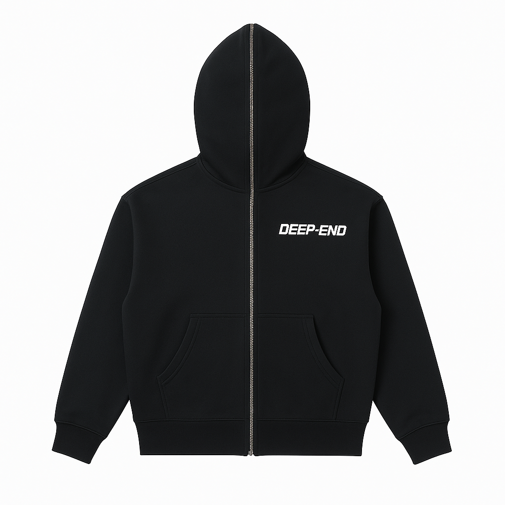 DEEP-END  Star Hoodie Zip-Up